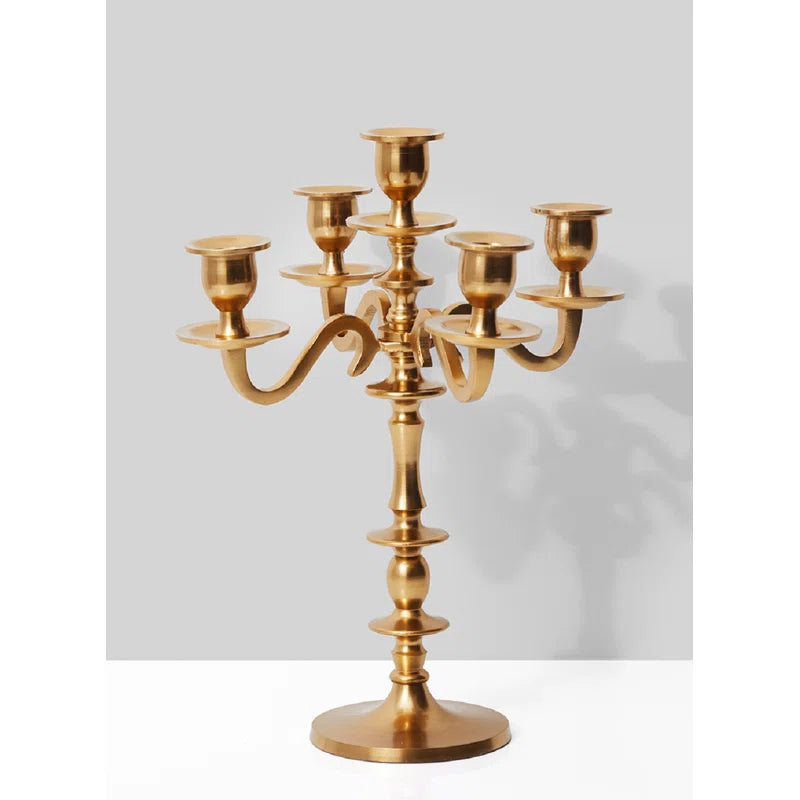 14'' H Aluminum Tabletop Candelabra